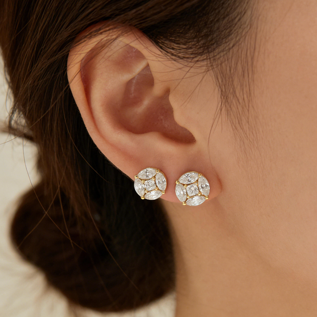 Mosaic Luminary Cluster Studs