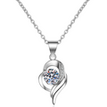 Eternal Embrace Solitaire Pendant