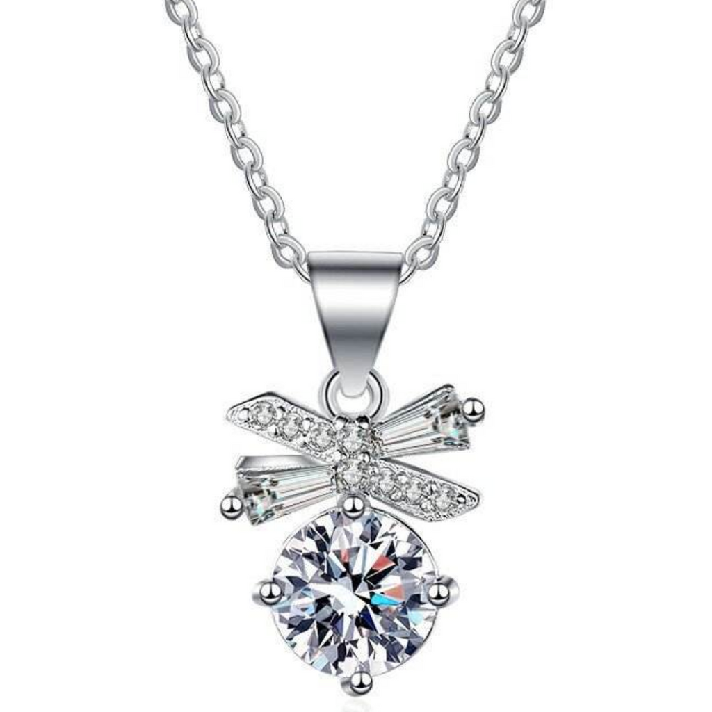 Vintage Ribbon Drop Pendant