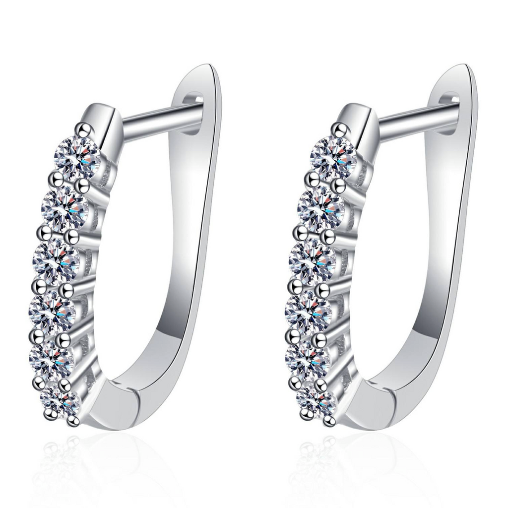 Serene Demi-Hoop Arc Earrings