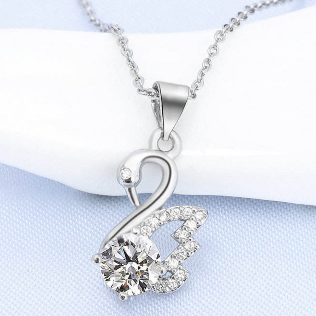 Graceful Swan Luminary Pendant