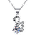 Graceful Swan Luminary Pendant
